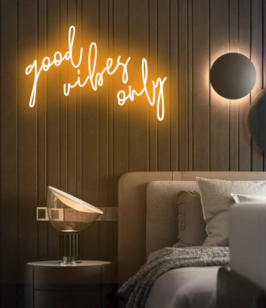 GOOD VIBES ONLY NEON SIGN